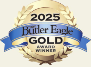 Gold Award with 2025 printed on